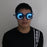 Gafas LED Pixel Pro con lentes caleidoscópicas, más de 350 modos, luces intensas, EDM, DJ, fiesta, disfraz, gafas de sol, Halloween