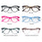 Lunettes de lecture pour femmes petits visages, œil de chat, vintage, mode, monture œil-de-chat rétro, verres clairs, ultra-légères, dioptrie +1.25 +2.0