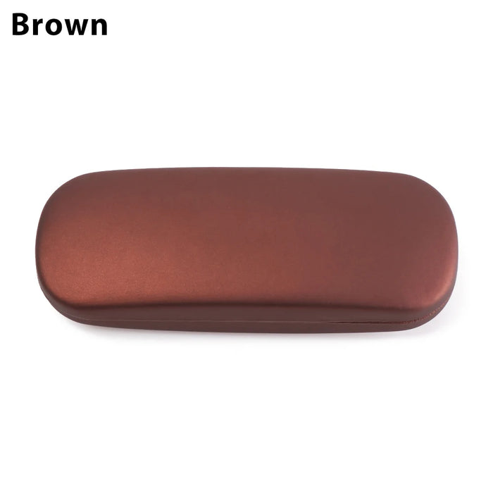 1PC Unisex Hot Leather Eyewear Protector Waterproof Hard Frame Eyeglass Pouch Reading Glasses Box Portable Spectacle Cases