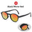 VIVIBEE Women Square Folding Sunglasses 2026 Trending Product Black UV400 Spring Hinge Eyewear Men Retro Mirror Red Sun Glasses