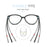 Gafas de bloqueo de luz azul para mujer VIVIBEE estilo ojo de gato, montura para ordenador de oficina, modelo femenino de leopardo, señoras 2026, gafas de moda