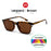 VIVIBEE Vintage Leopard Polarized Sunglasses Men Retro Small Square Women Sun Glaases 2026 UV400 High Quality Driving Shades