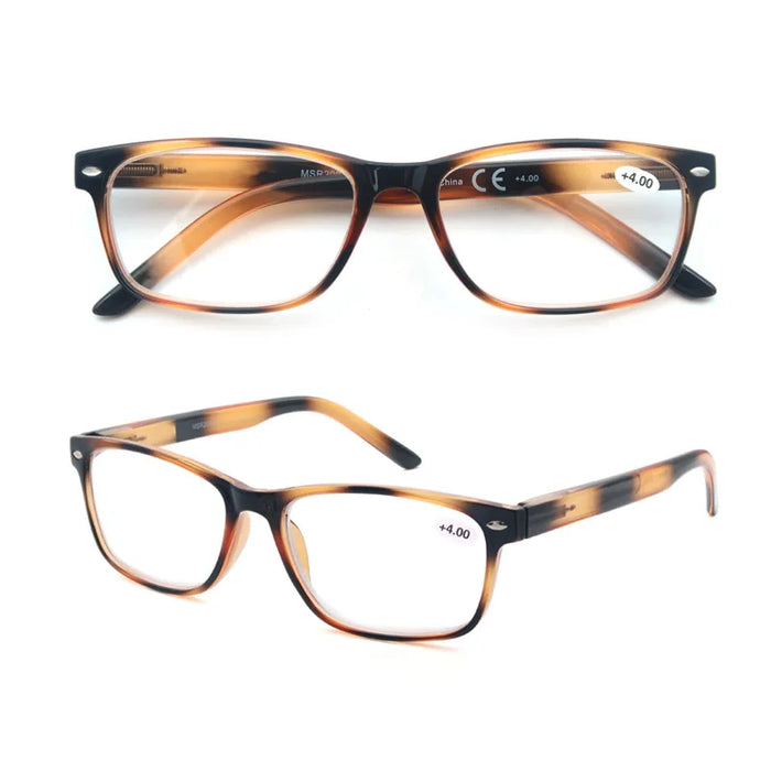 Reading Glasses for Women,Classic Colorful Readers Eyeglasses Ladies,Lightweight Flexible Spring Hinge,Round/Oval/Square Frame