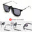 VIVIBEE Rimless Pilot Flip Up Clip on Sunglasses Oversized Men Polarized Clips Aviation Big Size Driving Women UV400 Glasses