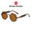 VIVIBEE Lunettes de soleil Steampunk Homme Rondes Lentilles Rouges Lunettes de soleil Punk Noir Métal Style Gothique 2026 Nouveaux Produits Femme Protection UV400