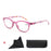 Reading Glasses Women Oval Colorful Frame Readers Hyperopia Presbyopia Vision Care Eyewear with Flexible Spring Hinge