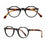 Ladies Reading Glasses Leopard Print Men's Frame anti-blue light