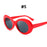 VIVIBEE Fashion Small Yellow Frame Vintage Style Oval Clout Hip Hop Glasses UV400 Women Sunglasses