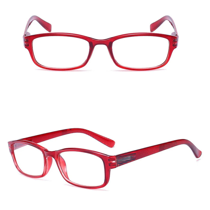 Fashion Reading Glasses Women Men Resin Eyewear Young Style design Square Frame Presbyopic Glasses 1 1.5 2 2.5 3 3.5 4