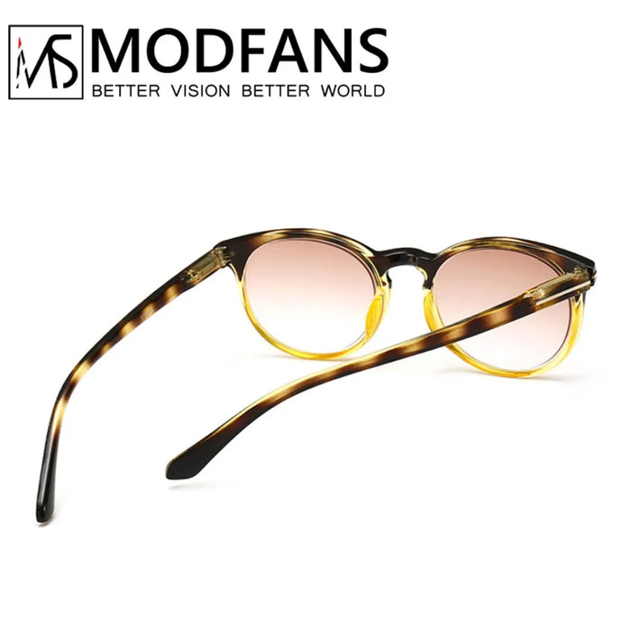 Tinted Reading Glasses Men Women Sun Readers Grey Gradient UV400 Protection Lens Magnifying Sun Glasses Reading