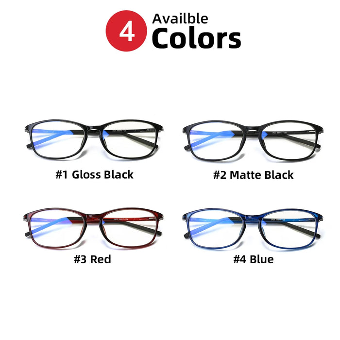 VIVIBEE Lunettes anti-lumière bleue hommes Bluelight Radiation femmes TR90 Ordinateur Gaming Blocage des rayons UV Komputer Eyewear