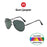VIVIBEE Classic Men Aviation Polarized Metal Frame Sunglasses Black Women Pilot Style UV400 Sun Glasses 2026 Shades