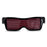 Gafas de Fiesta LED Bluetooth con Control de Aplicación, Idiomas Personalizados, Carga USB, Gafas Luminosas Intermitentes, Gafas de Sol para Conciertos de Navidad