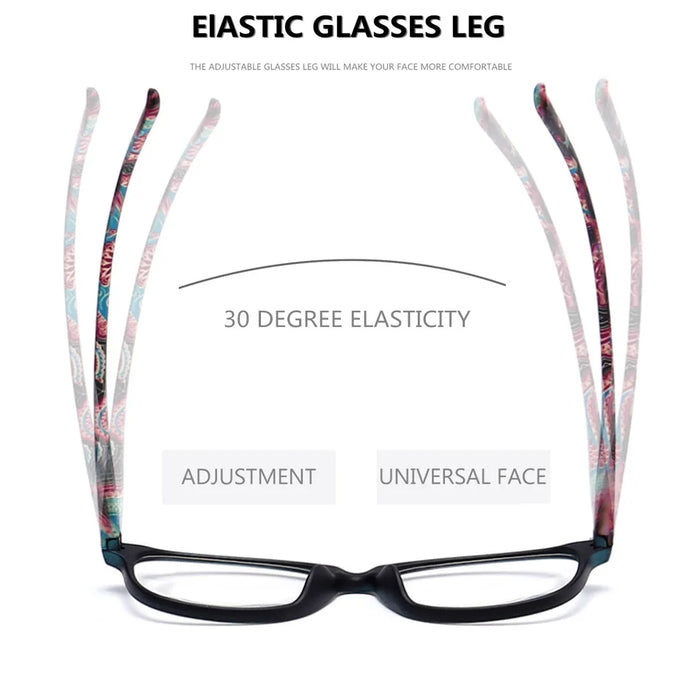 Reading Glasses Women Flowers diopter fashion Glasses For Reading Brands eyeglasses Ultralight presbyopia Glasses 1 1.5 2 2.5 3