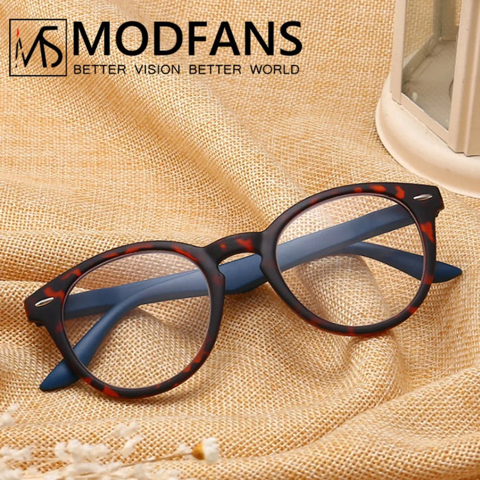 Women Reading Glasses Vintage Classic Round Readers High quality Leopard Presbyopic Spectacles with Spring Hinge