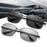 VIVIBEE Driving Rectangle Polarized Men Sunglasses Photochromic Fishing Women Car Driving UV400 Polarizing Male Sun Glasses