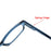 MODFANS Reading Glasses - 3 pack Square Readers for Men & Women Unbreakable Spectacle with Spring Hinge Diopter  +0.5 to +5.0