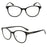 Gafas de Lectura para Mujer Montura Redonda Decoración de Metal Plateado Gafas para Vista Cansada con Aumento 1.5 2.5 3 3.5 4