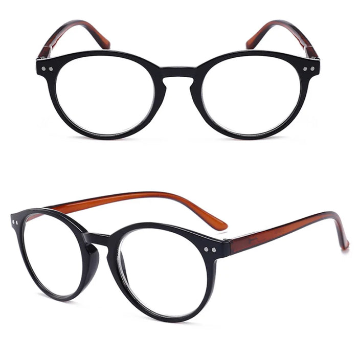 Retro reading Glasses Women Men Round Resin Eyewear Young Style design Square Frame Presbyopic Glasses 1 1.5 2 2.5 3 3.5 4