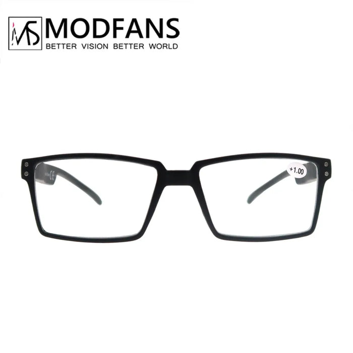 Oversized Reading Glasses Men Squared Frame Readers Vision Presbyopic High Quality Eyeglasses With Camouflage Leg +1+1.5+2+2.5+3