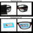 VIVIBEE Lunettes de soleil photochromiques polarisées pour hommes Golf Femmes Cyclisme UV400 Couleur changeante Noir Lunettes de soleil Lunettes de sport de plein air