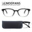 MODFANS Reading Glasses For Women Small face Readers Ladies Eyeglasses Frame With Spring Hinge Presbyopic glasses +2.0 +2.5 +3.0