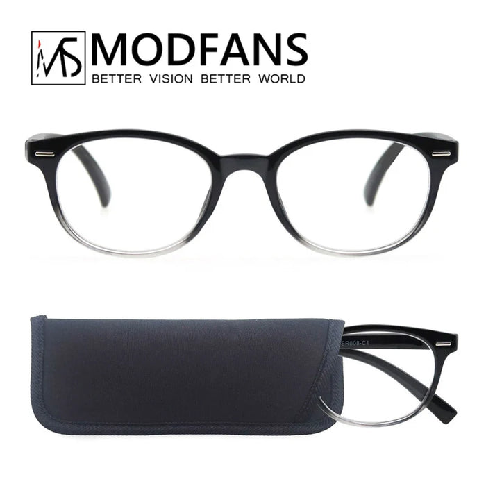 MODFANS Reading Glasses For Women Small face Readers Ladies Eyeglasses Frame With Spring Hinge Presbyopic glasses +2.0 +2.5 +3.0