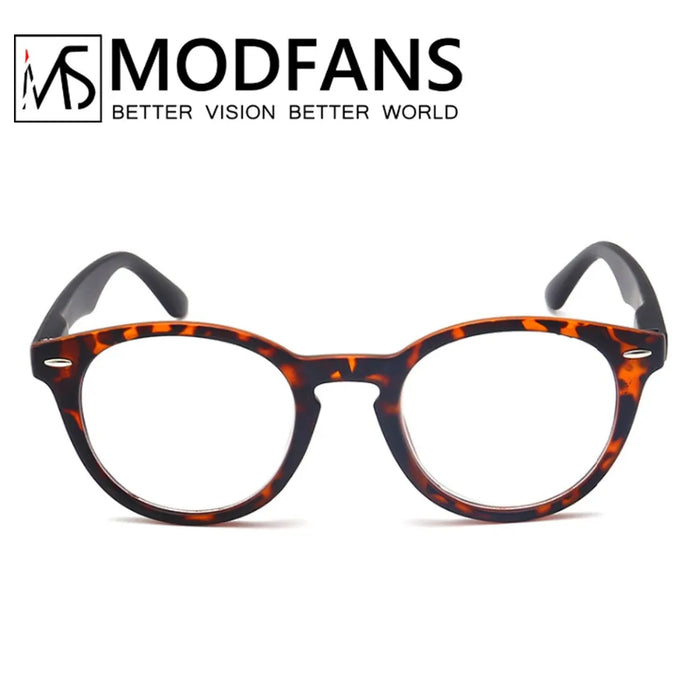 Women Reading Glasses Vintage Classic Round Readers High quality Leopard Presbyopic Spectacles with Spring Hinge