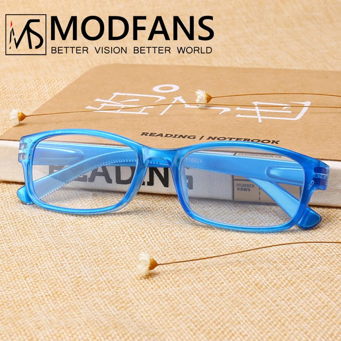 Fashion Reading Glasses Women Men Resin Eyewear Young Style design Square Frame Presbyopic Glasses 1 1.5 2 2.5 3 3.5 4