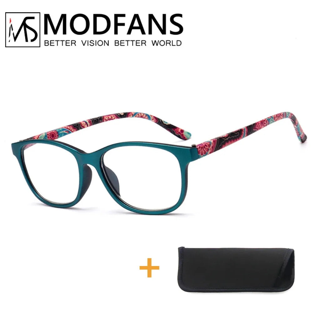 Reading Glasses Women Flowers diopter fashion Glasses For Reading Brands eyeglasses Ultralight presbyopia Glasses 1 1.5 2 2.5 3