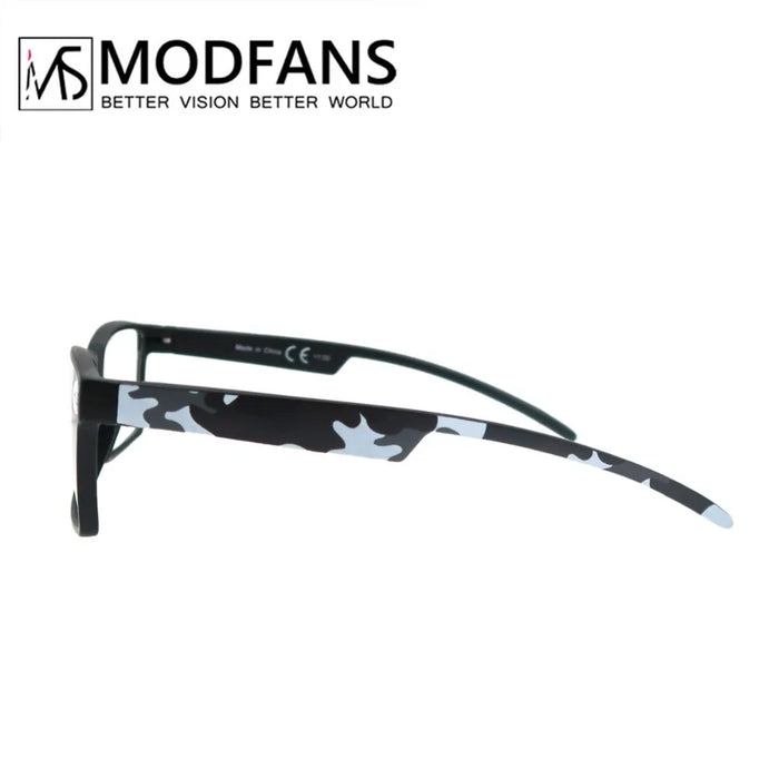 Oversized Reading Glasses Men Squared Frame Readers Vision Presbyopic High Quality Eyeglasses With Camouflage Leg +1+1.5+2+2.5+3