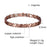 Vinterly Magnetic Pure Copper Bracelets for Women 6.5mm Vintage Chain Health Energy Magnet Arthritis Pain Relief Women Jewelry