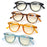 Gafas de Lectura con Filtro de Luz Azul para Mujer y Hombre, Redondas, Vintage, para Ordenador, Presbicia, Aumento de +1.0 a +4.0