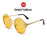 VIVIBEE Retro Skull Claw Round Sunglasses for Women Fishion 2026 Trending Product Gothic Sun Glasses Gold Metal Frame Shades