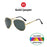 VIVIBEE Classic Men Aviation Polarized Metal Frame Sunglasses Black Women Pilot Style UV400 Sun Glasses 2026 Shades