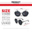 VIVIBEE Retro Skull Claw Round Sunglasses for Women Fishion 2026 Trending Product Gothic Sun Glasses Gold Metal Frame Shades