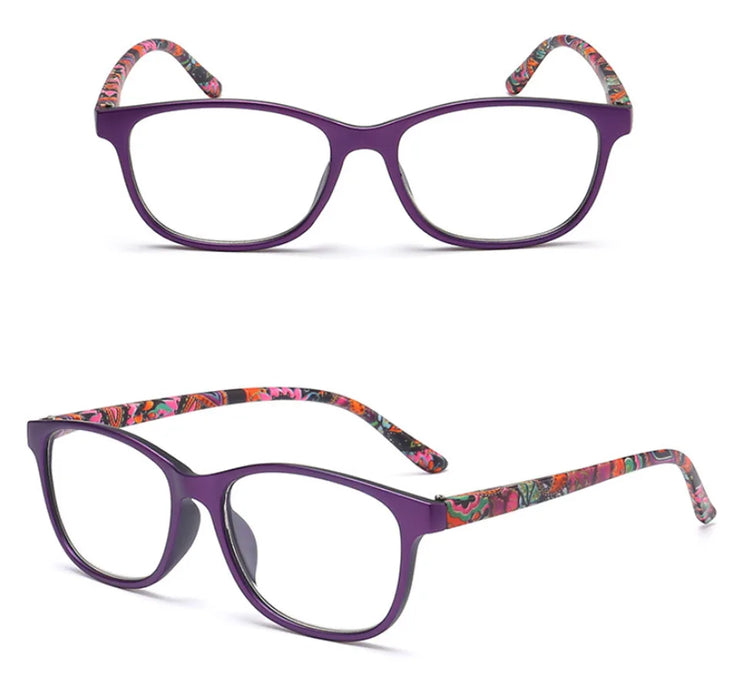 Reading Glasses Women Flowers diopter fashion Glasses For Reading Brands eyeglasses Ultralight presbyopia Glasses 1 1.5 2 2.5 3