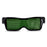 Gafas de Fiesta LED Bluetooth con Control de Aplicación, Idiomas Personalizados, Carga USB, Gafas Luminosas Intermitentes, Gafas de Sol para Conciertos de Navidad