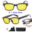 Men'S Anti-Blue Light Office Computer High Quality Black Shiny Frame Rivets Studded Glasses With Gold Pattern On The Temples.