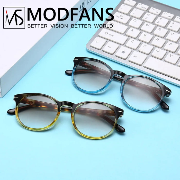 Tinted Reading Glasses Men Women Sun Readers Grey Gradient UV400 Protection Lens Magnifying Sun Glasses Reading
