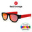 VIVIBEE Novelty Mirror Men Polarized Folding Sunglasses New Arrival Slap Sport Foldable Wristband Shades 2026 Trend Product