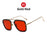 VIVIBEE Retro Square Men Edith Sunglasses Vintage Silver Metal Frame Blue Lens Glasses Fashion Women Steampunk Eyewear