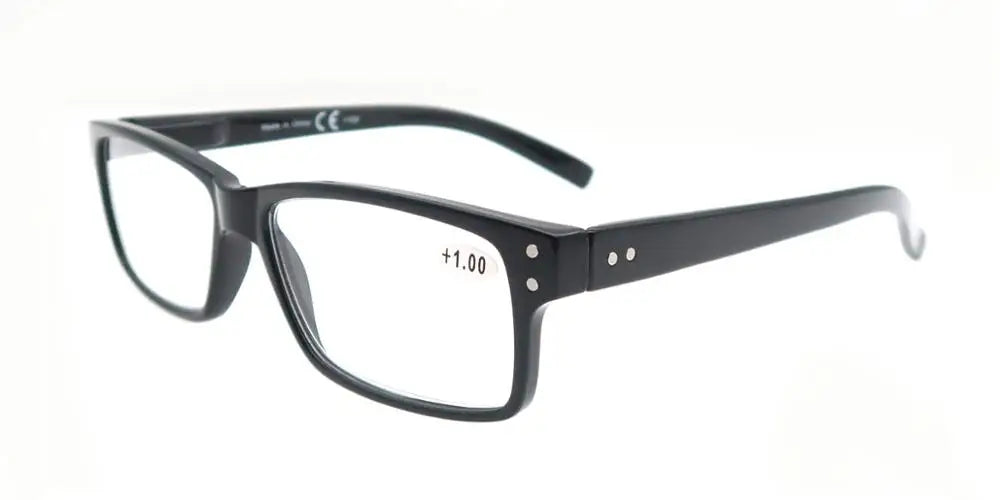 Gafas de Lectura para Hombre y Mujer, Diseño Cuadrado, Montura de Alta Calidad, Lentes de Lectura con Bisagra de Resorte, Gafas de Sol de Lectura +1.0~+4.0