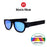 VIVIBEE Novelty Mirror Men Polarized Folding Sunglasses New Arrival Slap Sport Foldable Wristband Shades 2026 Trend Product