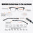 MODFANS Gafas de lectura para mujer, rostro pequeño, marco clásico, gafas elegantes con bisagra de resorte, gafas de presbicia