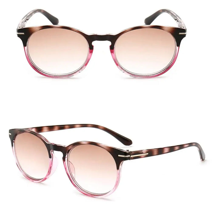 Tinted Reading Glasses Men Women Sun Readers Grey Gradient UV400 Protection Lens Magnifying Sun Glasses Reading