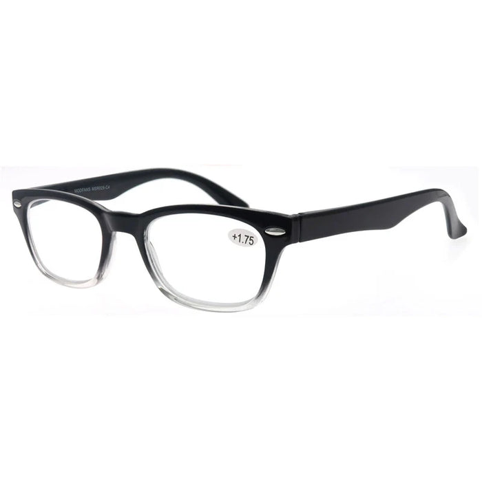 Gafas de Lectura para Hombre Lentes de Sol con Bisagra de Resorte Cómoda Marco Cuadrado Gafas de Lectura para Mujer Carey Negro +1.0+1.5+2.0+2.5+3.0+1.75