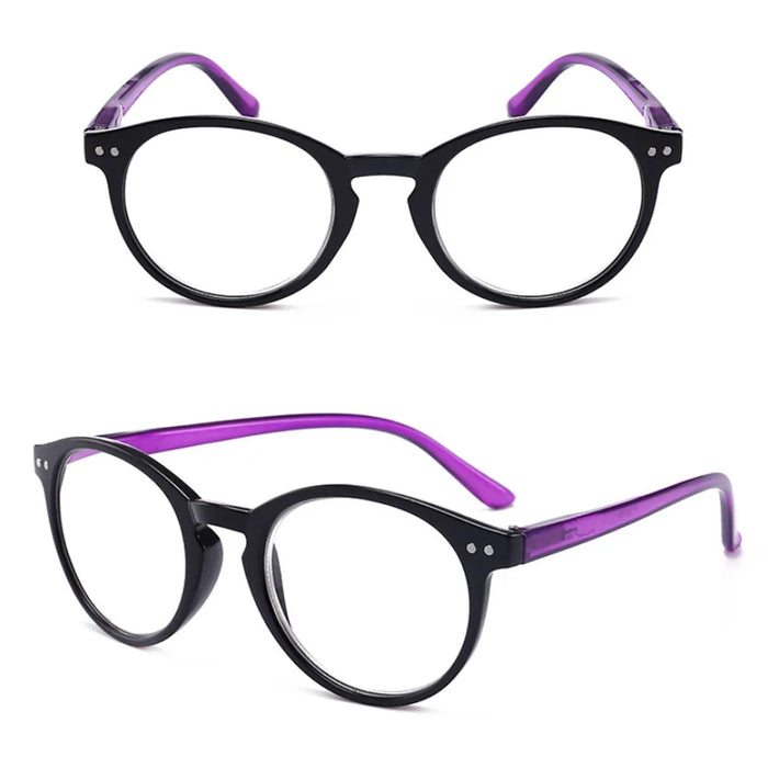 Retro reading Glasses Women Men Round Resin Eyewear Young Style design Square Frame Presbyopic Glasses 1 1.5 2 2.5 3 3.5 4