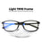 VIVIBEE Lunettes anti-lumière bleue hommes Bluelight Radiation femmes TR90 Ordinateur Gaming Blocage des rayons UV Komputer Eyewear