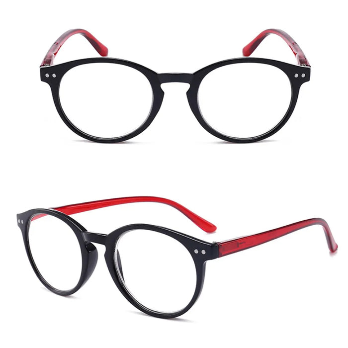 Retro reading Glasses Women Men Round Resin Eyewear Young Style design Square Frame Presbyopic Glasses 1 1.5 2 2.5 3 3.5 4